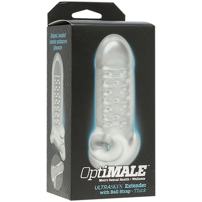 OptiMALE Thick Extender with Ball Strap – Frosted
