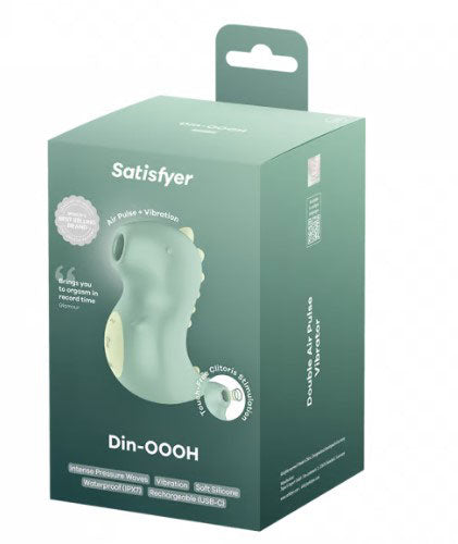 Satisfyer Din-Oooh Pressure Wave Vibrator – Green