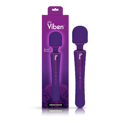 Viben Obsession Wand Massager – Powerful Silicone Massager, Violet