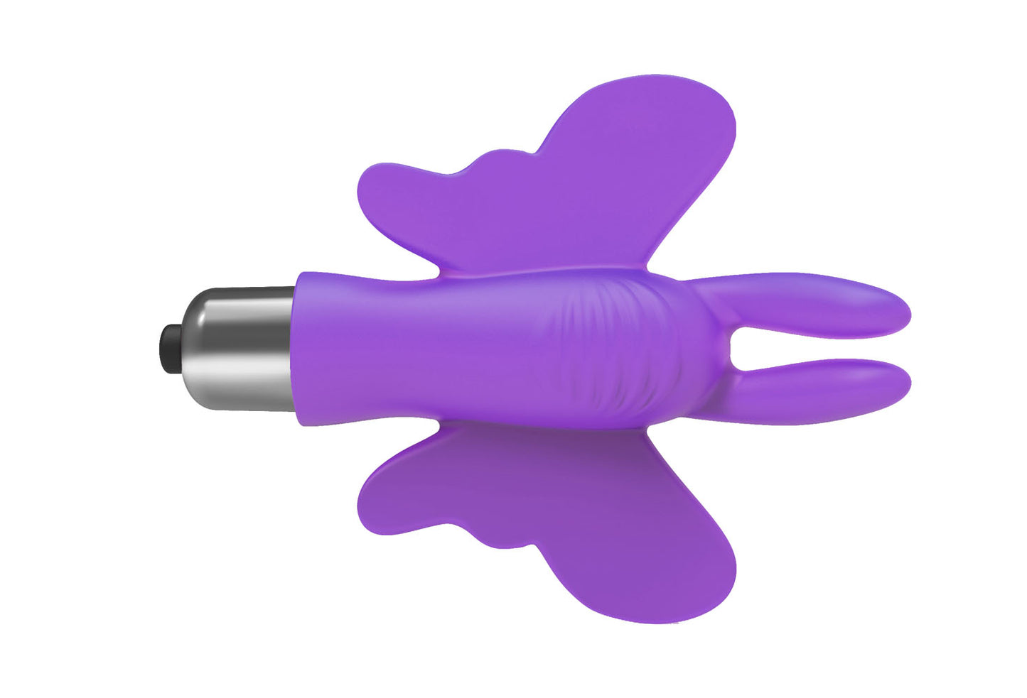 The 9's Flirt Finger Butterfly Finger Vibrator – Purple – Multi-Function, Multi-Speed