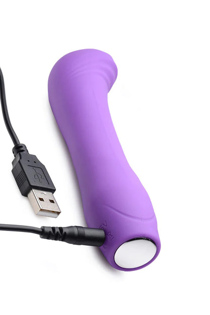 Curve Toys G-Charm Moving G-Spot Bead Mini Vibe – Violet