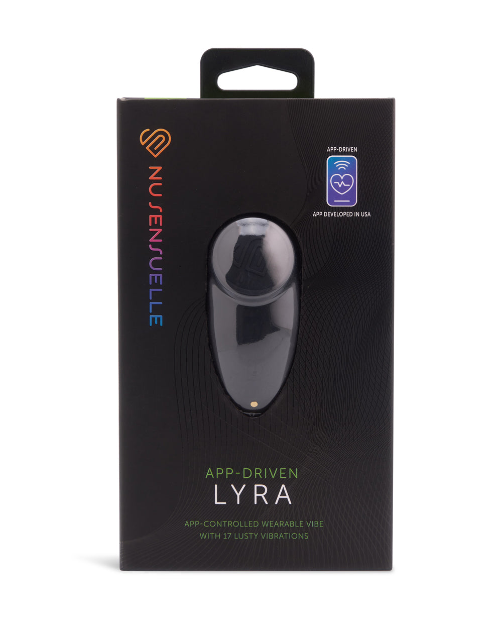 Nu Sensuelle Lyra Panty Vibe - Rechargeable App-Driven Vibrator - Black