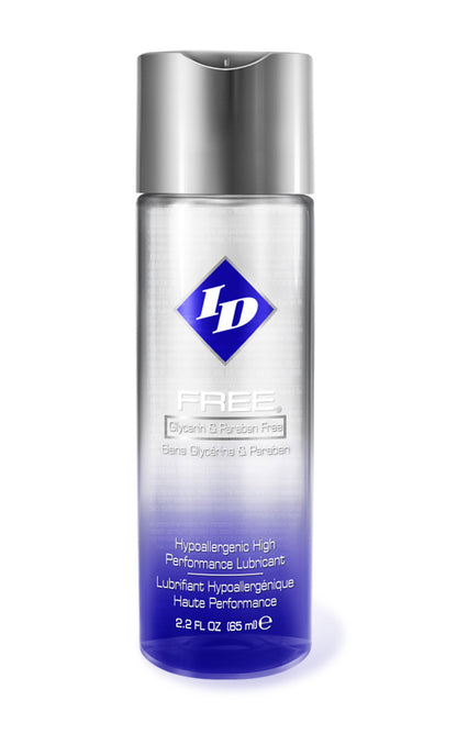 I.D. Lubricants Free Water-Based Lubricant – 2.2 Fl Oz – Clear