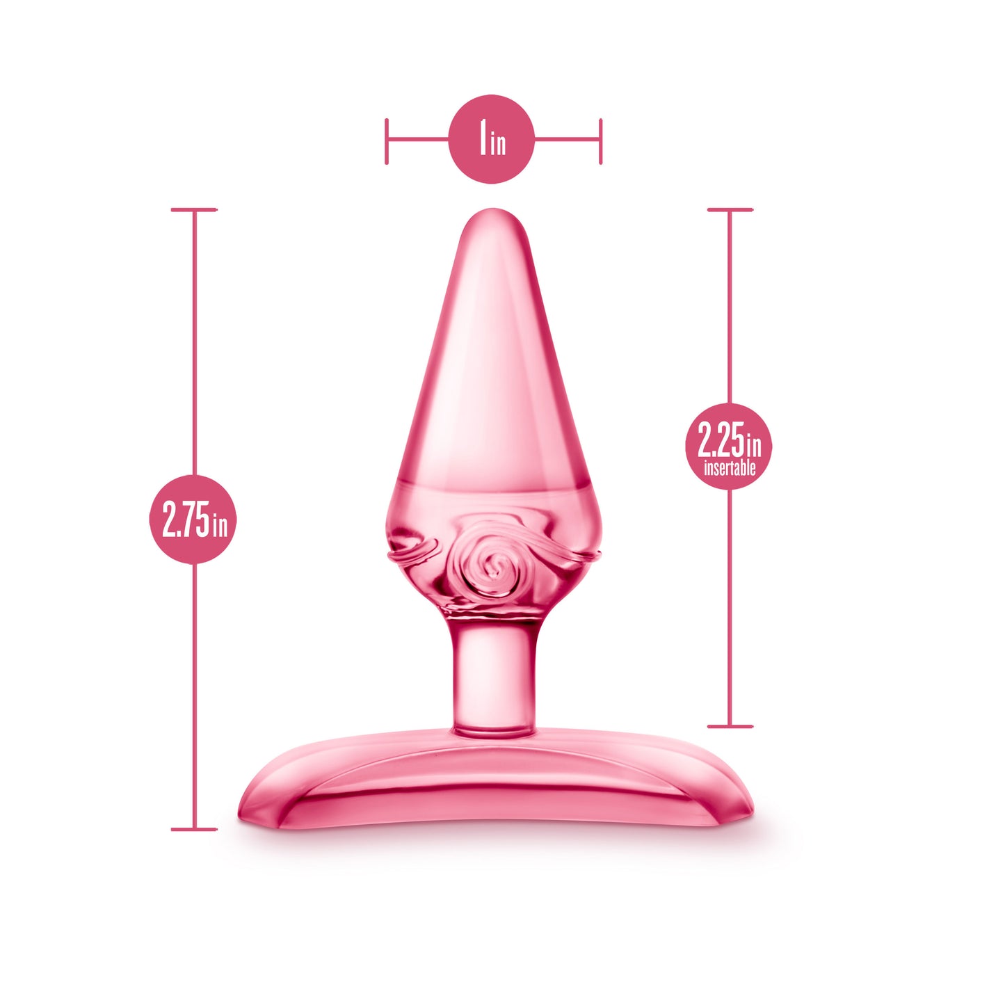 Blush Jolly Plug Anal Toy for Beginners – Pink