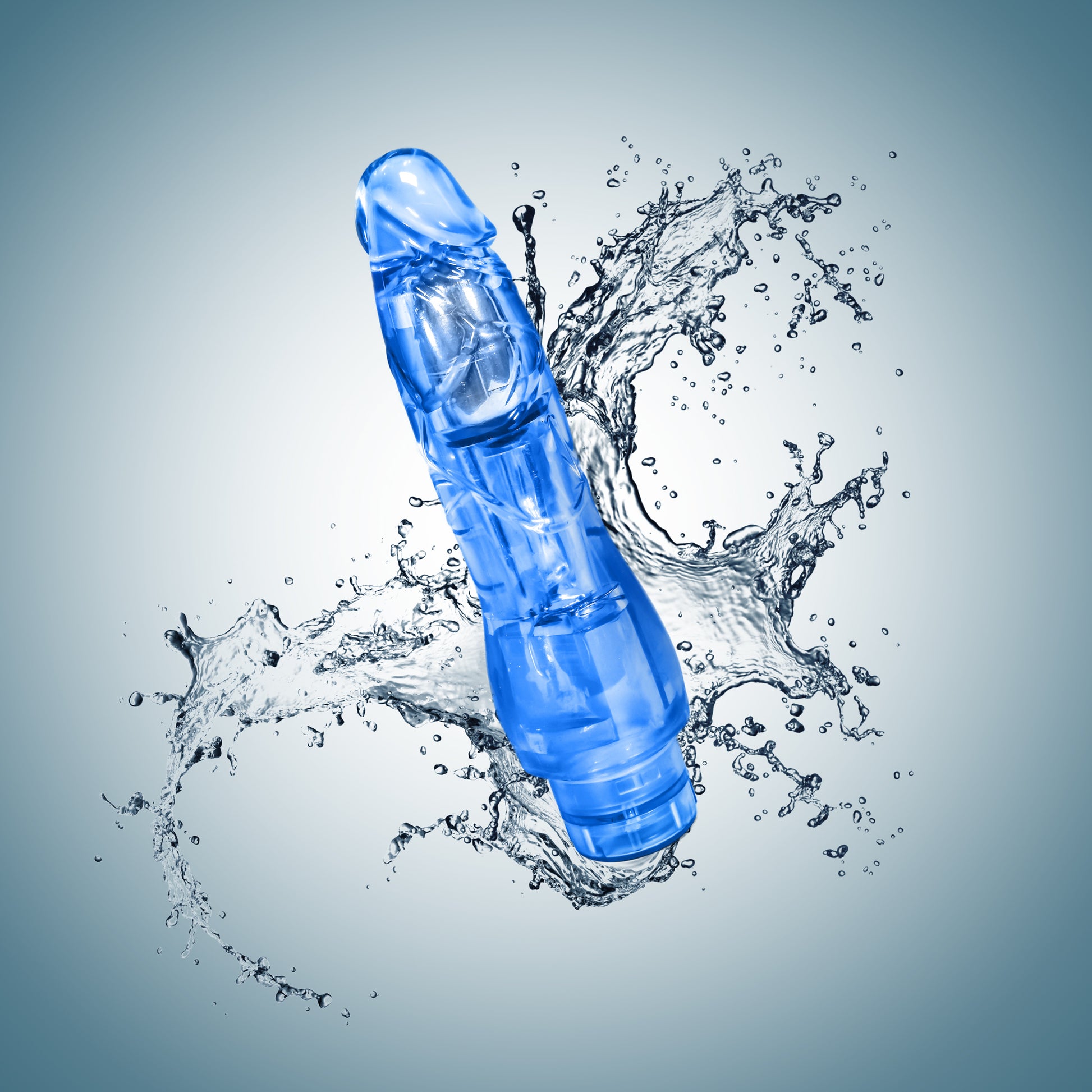 Blush Fantasy Vibe - Vibrating Bendable Toy - Blue