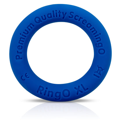 Screaming O RingO Ritz XL Cockring – Blue – Liquid Silicone