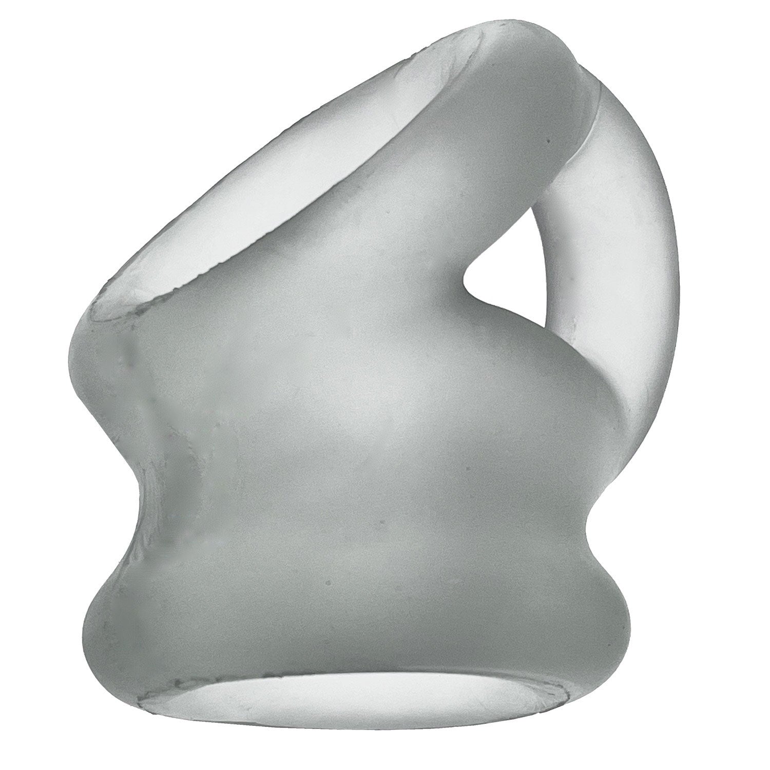 Oxballs Tri-Squeeze Cocksling - Clear - Versatile Ballstretcher and Sling