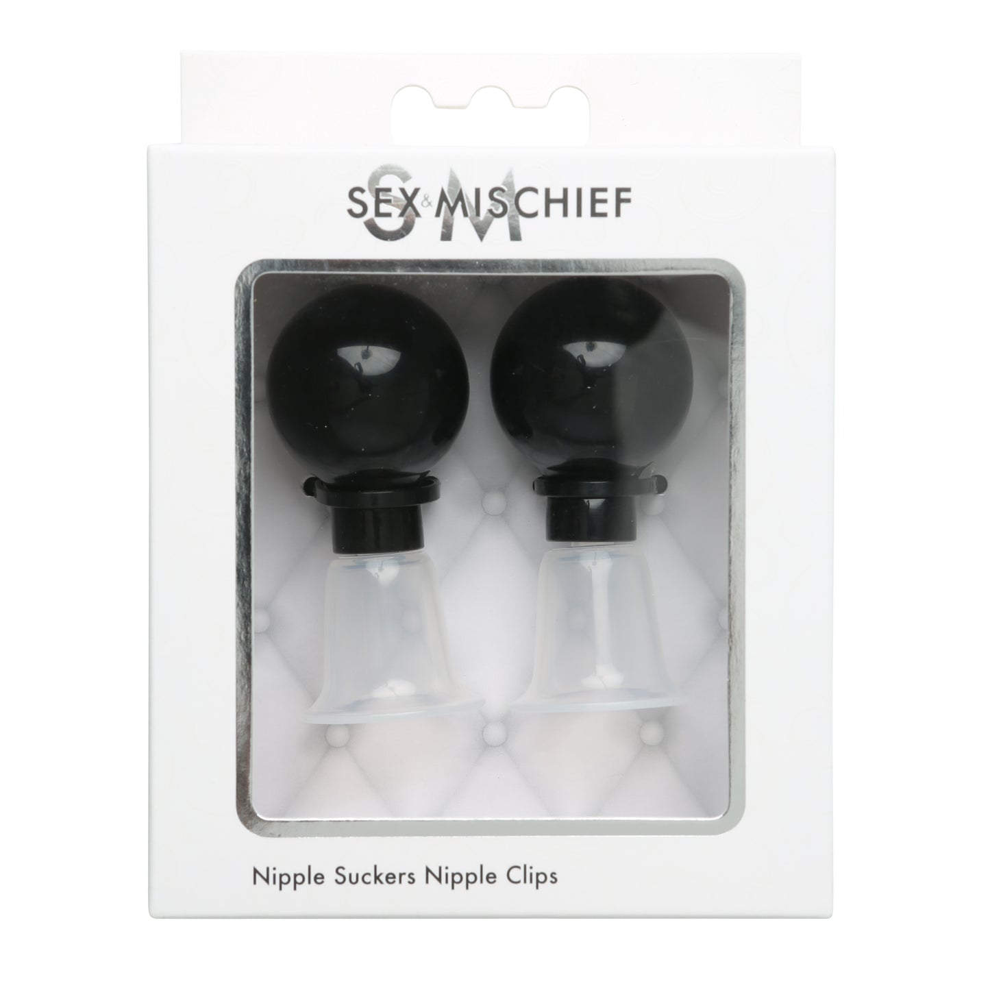 Sportsheets Nipple Suckers Nipple Clips – Black, Squeezable Design for Enhanced Sensitivity