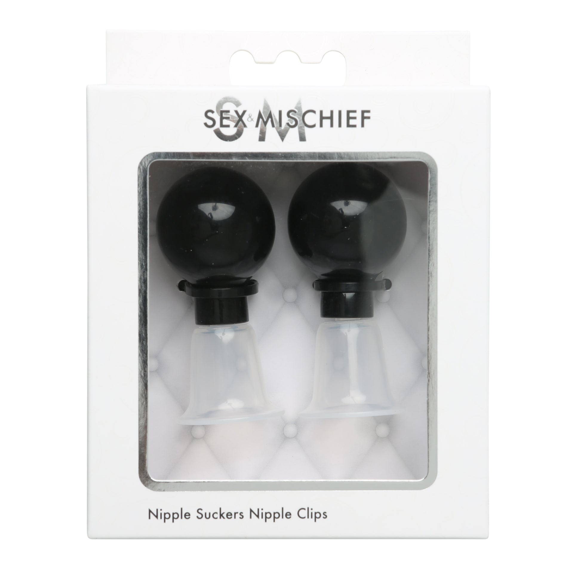 Sportsheets Nipple Suckers Nipple Clips – Black, Squeezable Design for Enhanced Sensitivity