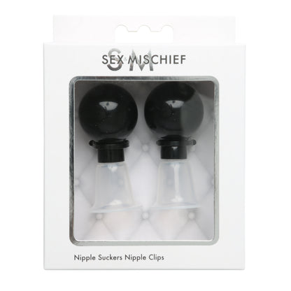 Sportsheets Nipple Suckers Nipple Clips – Black, Squeezable Design for Enhanced Sensitivity