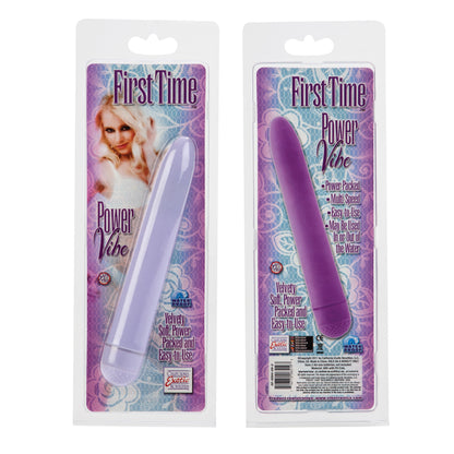 CalExotics First Time Power Vibe – Purple – Multi-Speed Waterproof Vibrator