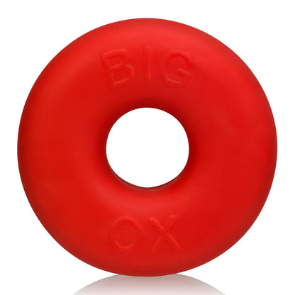 Oxballs Big Ox Cockring - Thick Silicone Design - Red