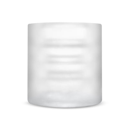 X5 Men Downtown BJ Stroker – Clear – Ribbed Mini Stroker