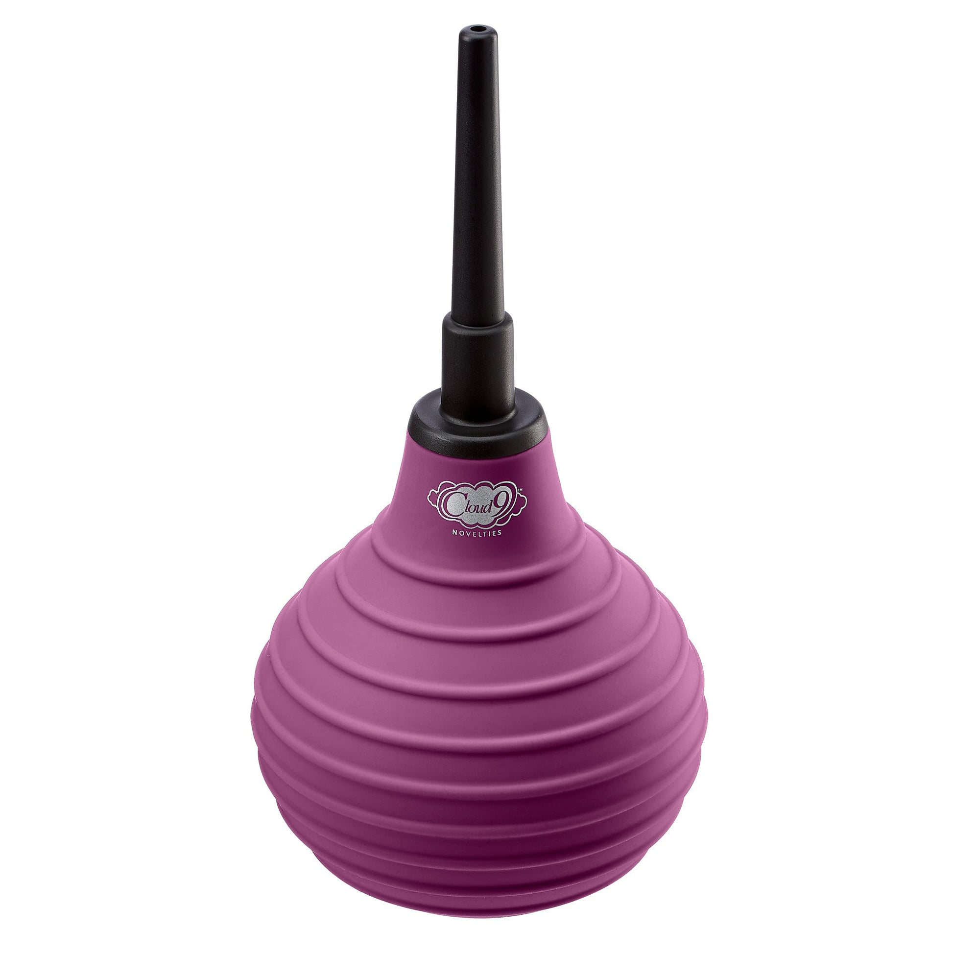 Cloud 9 Health & Wellness Enema Douche with One-Way Valve – Purple