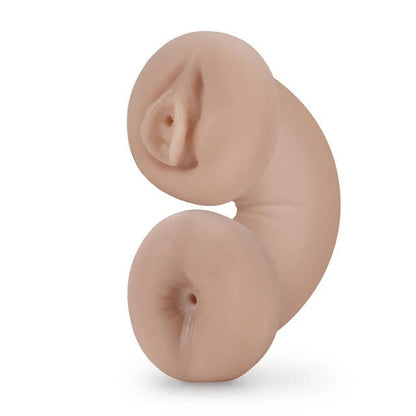 M for Men Double Trouble Glow in the Dark Stroker - Vanilla