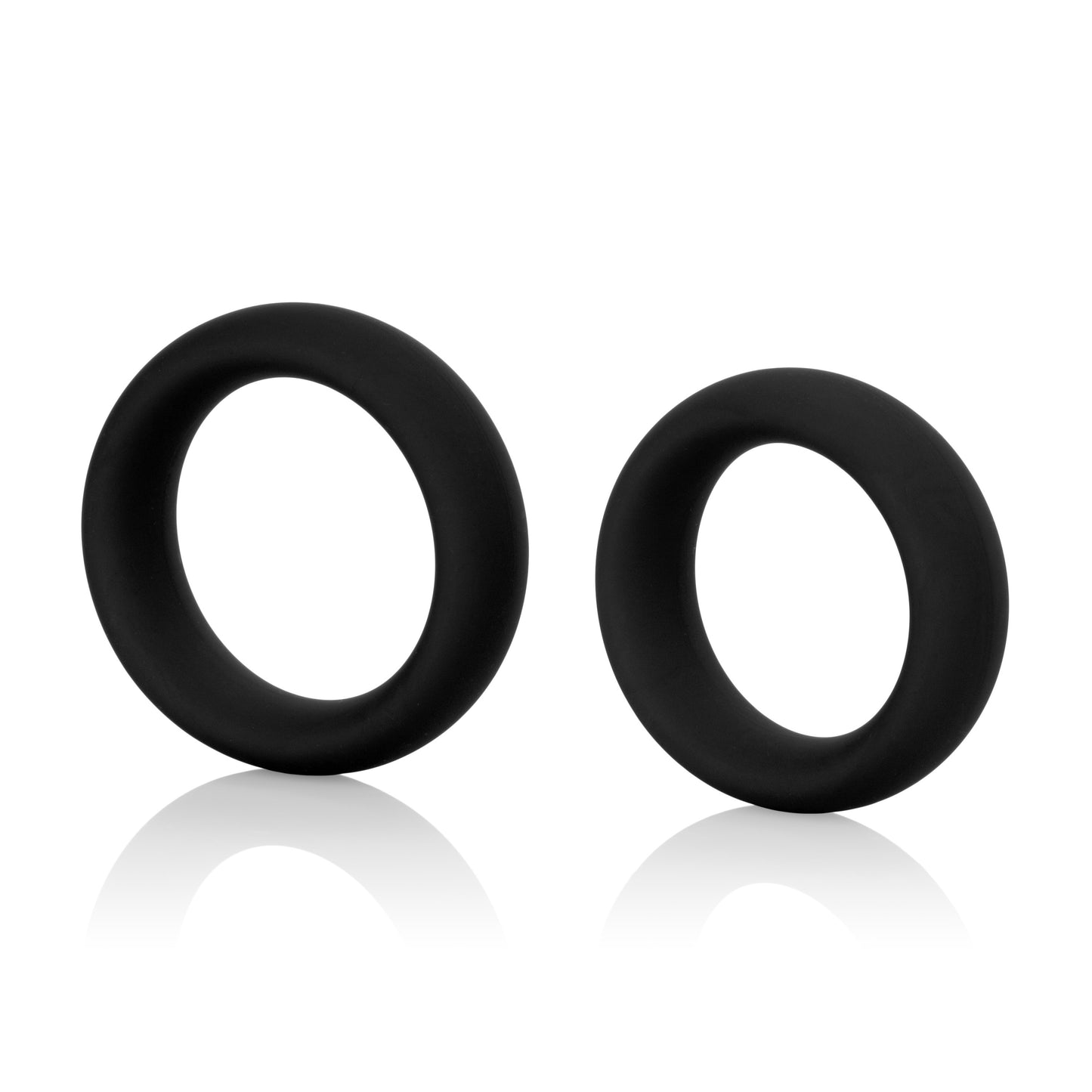 CalExotics Colt Silicone Super Rings - Extra Stretchy Silicone Rings - Black