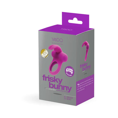 VeDO Frisky Bunny Vibrating Ring – Purple
