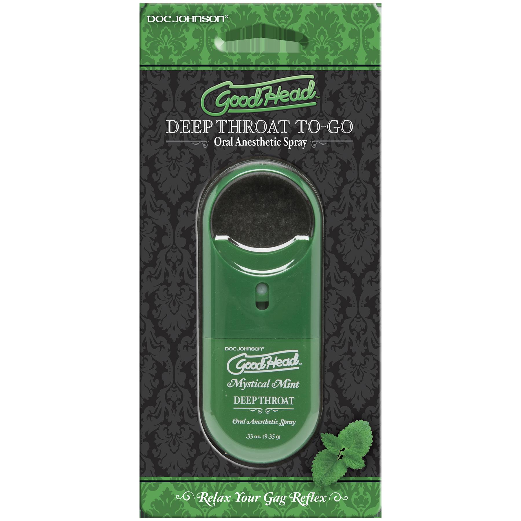 Doc Johnson Good Head Deep Throat Spray - Mystical Mint Flavor