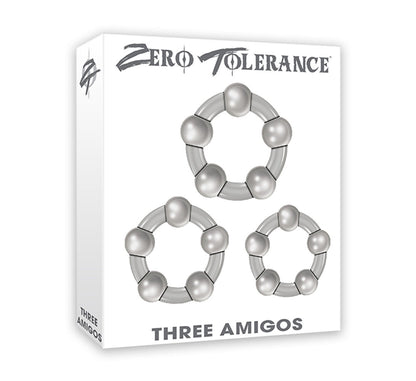 Three Amigos Set of Adjustable Rings for Enhanced Comfort – Clear