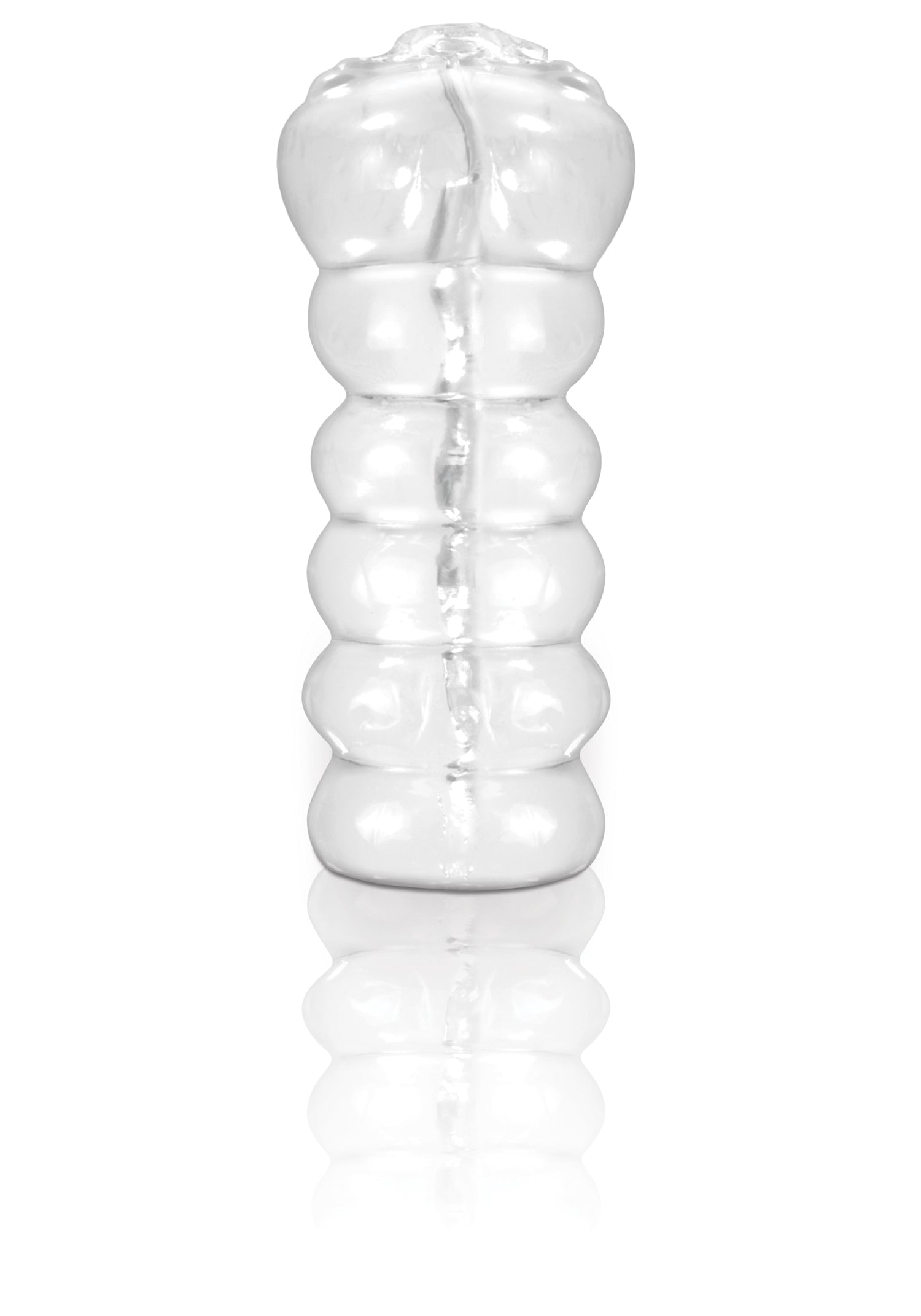 Pipedream Extreme Clear Leader Snatch Handheld Stroker - Gold
