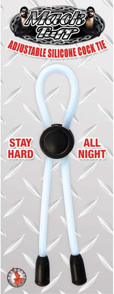 Mack Tuff Adjustable Silicone Cock Tie – Clear