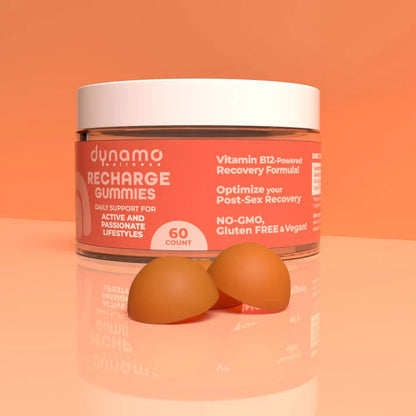 Dynamo Wellness Recharge Recovery Gummies – Vegan, Turmeric and Ginger Blend