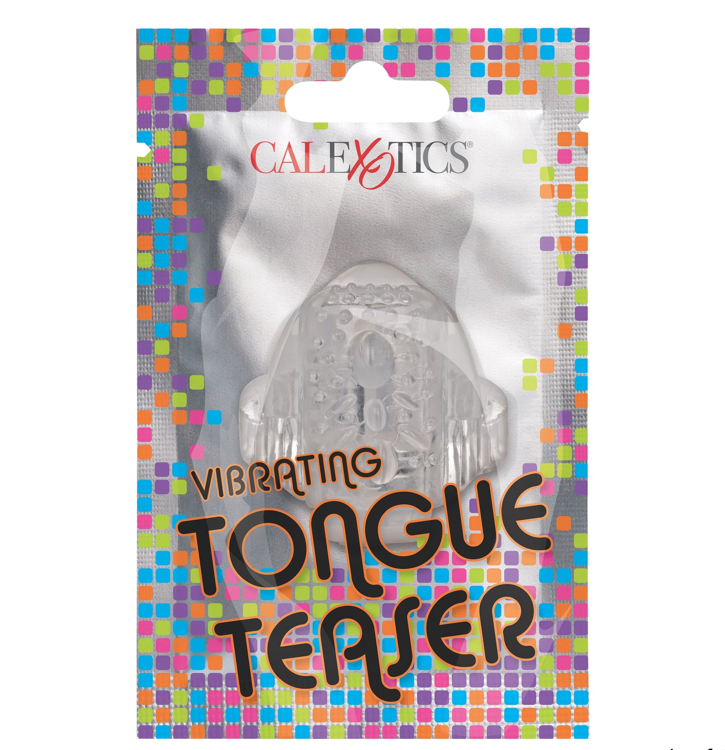CalExotics Foil Pack Vibrating Tongue Teaser – Clear