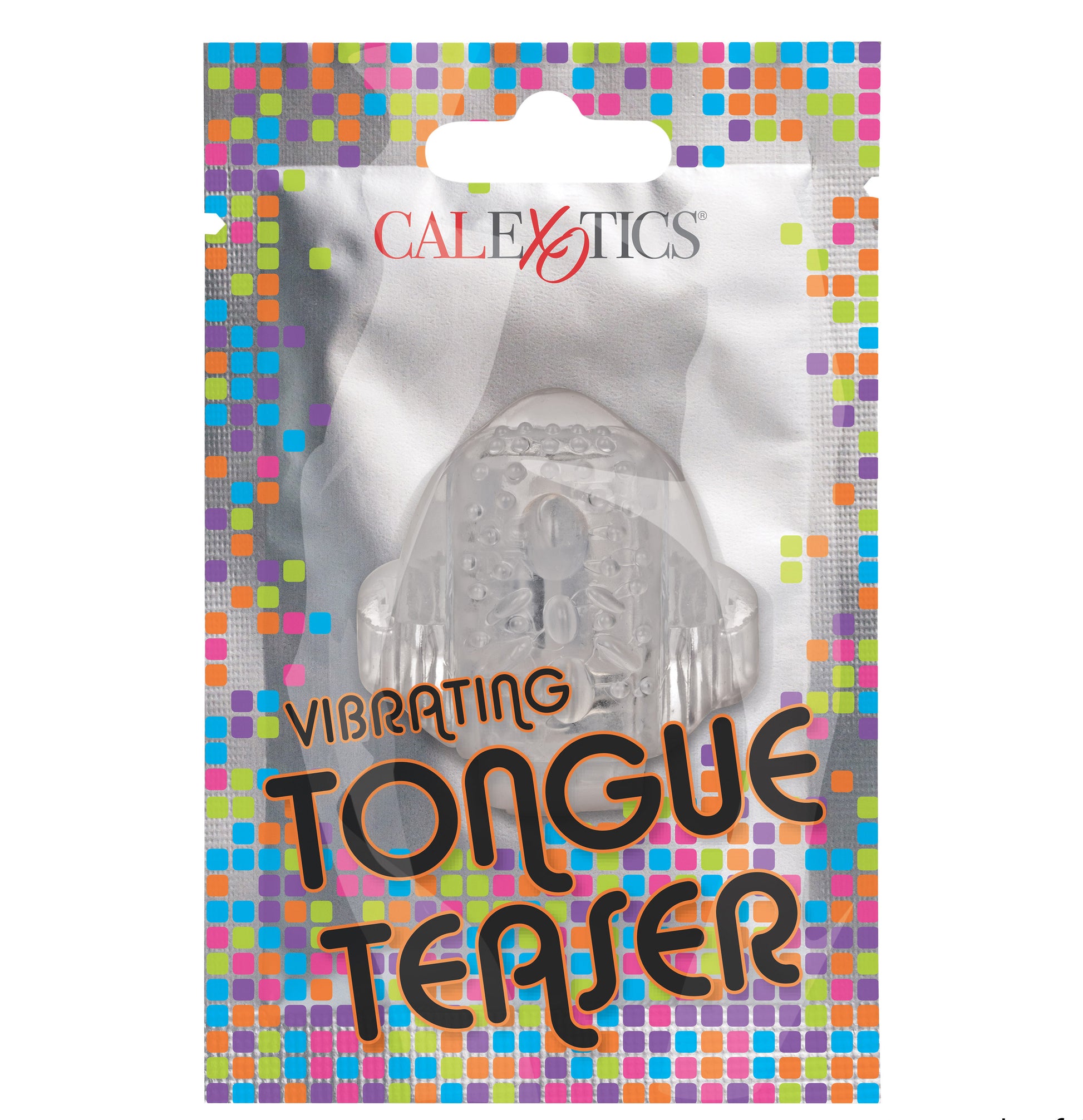 CalExotics Foil Pack Vibrating Tongue Teaser – Clear