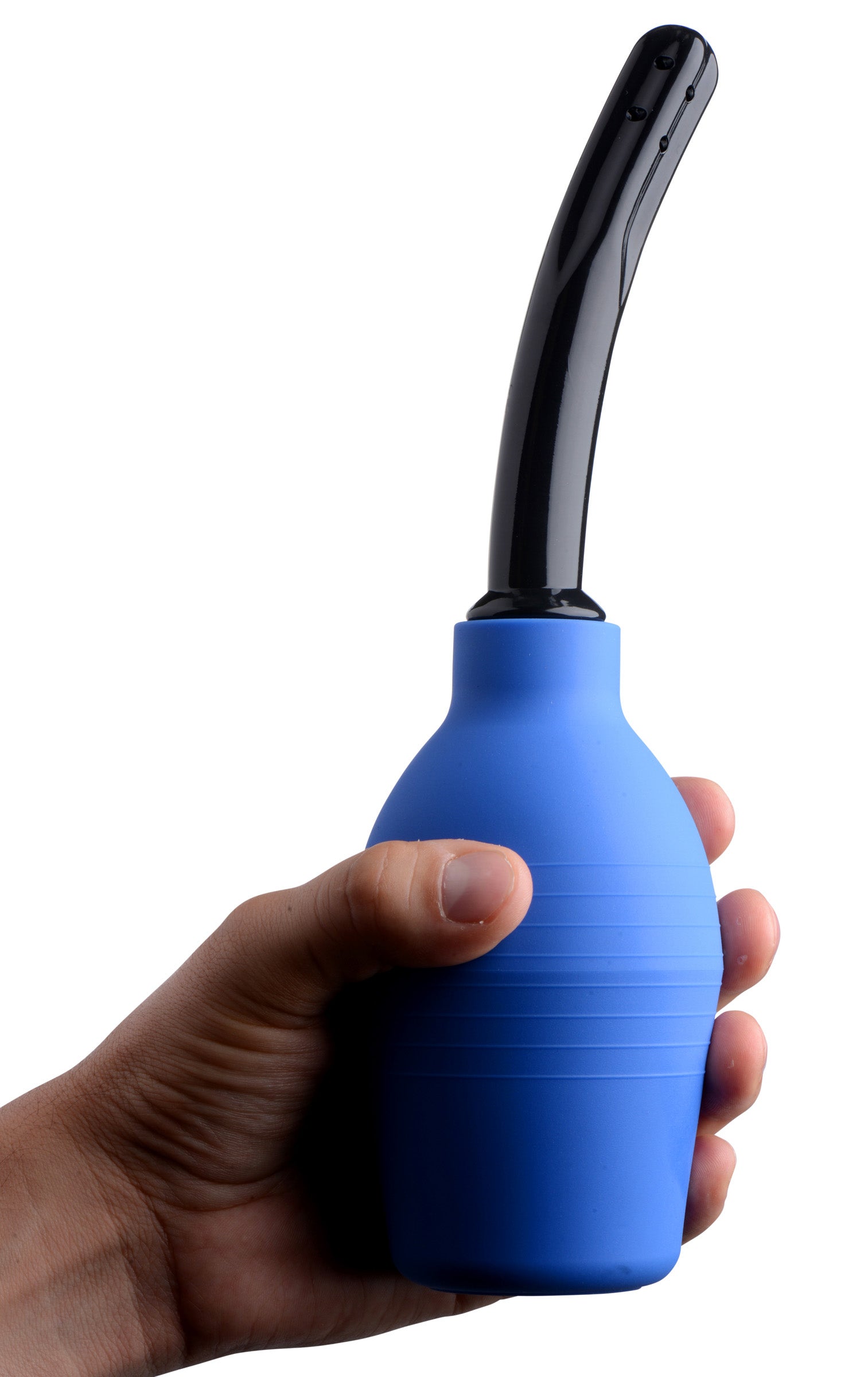 XR Brands Premium One-Way Valve Enema Bulb – Blue