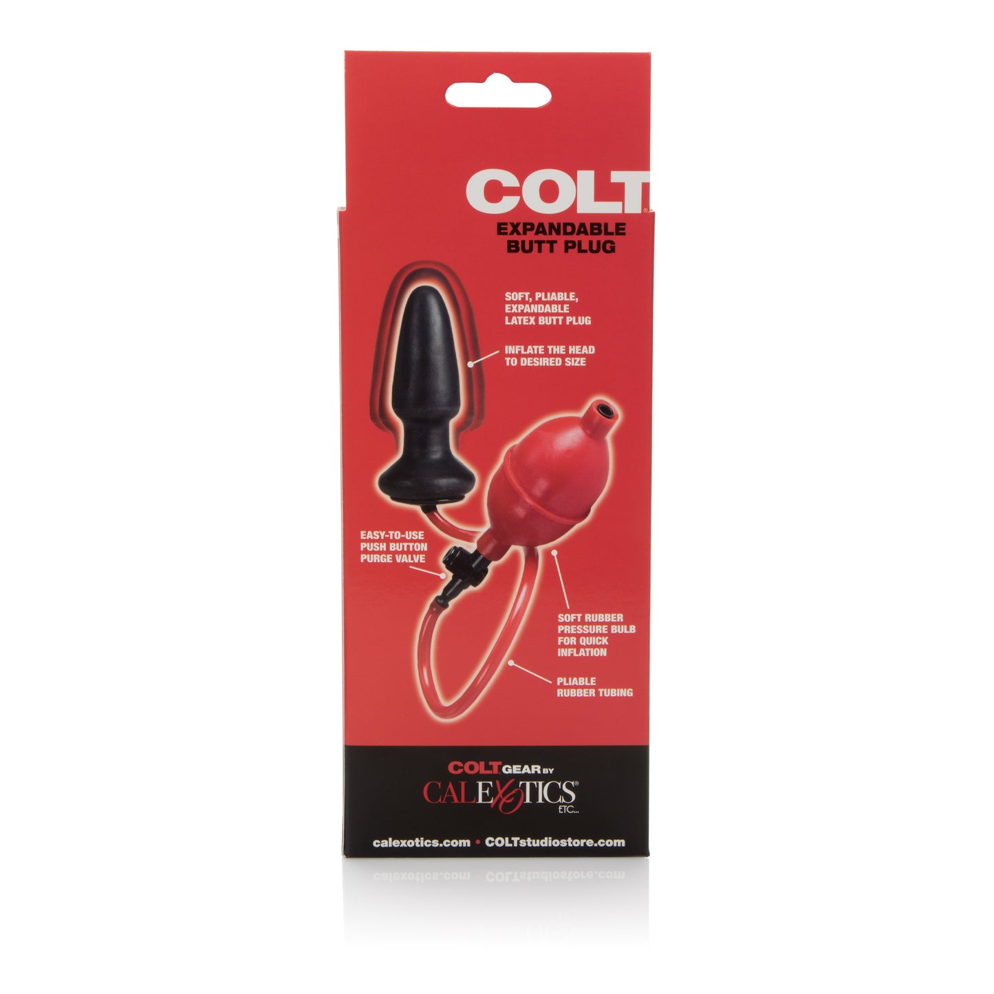 CalExotics Colt Expandable Butt Plug – Inflatable Red