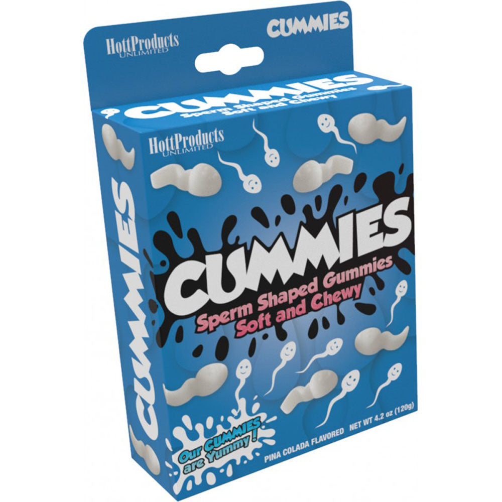 Hott Products Sperm Shape Gummies – Pina Colada Flavor, 4.2oz