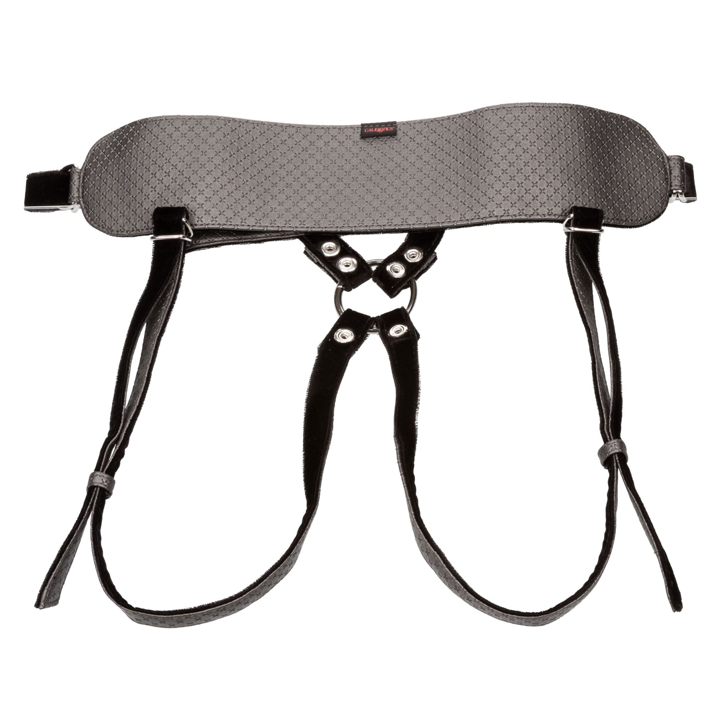 CalExotics Regal Princess Harness - Pewter - Adjustable Comfort with Probe Rings