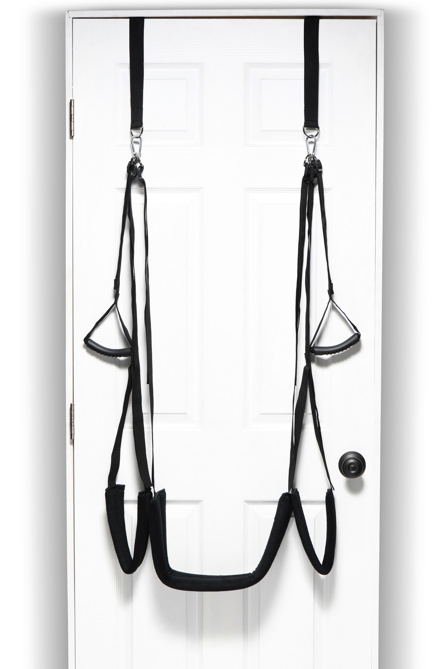 XR Brands Lover's Door Swing - Padded Door Swing for Comfortable Support - Black