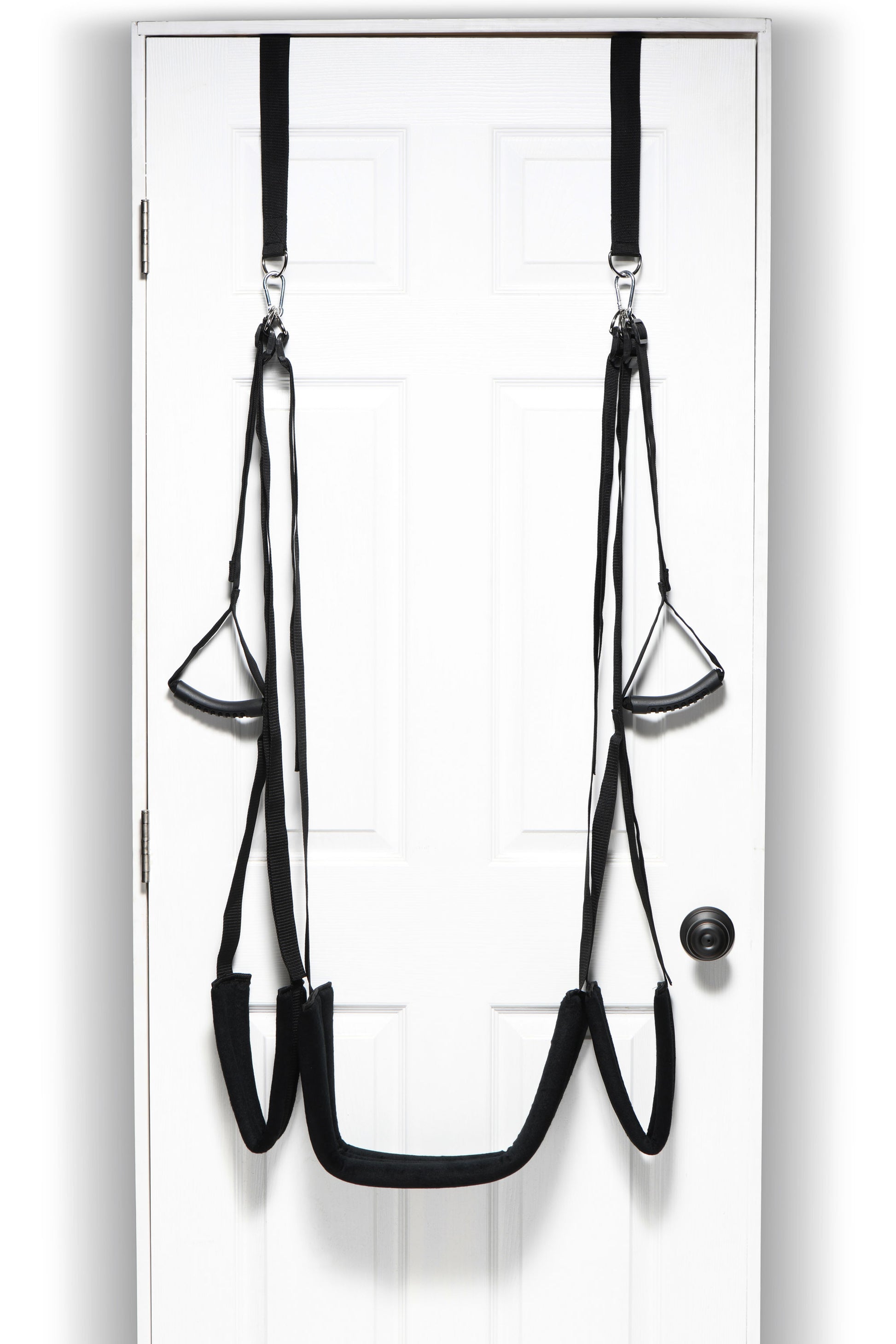 XR Brands Lover's Door Swing - Padded Door Swing for Comfortable Support - Black