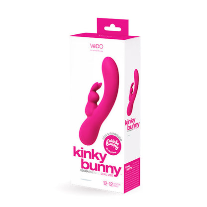 VeDO Kinky Bunny Plus Rechargeable Rabbit Vibrator - Pink