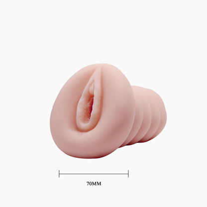 Pretty Love Crazy Bull Realistic Anime Girl 3D Vagina Masturbator - Beige