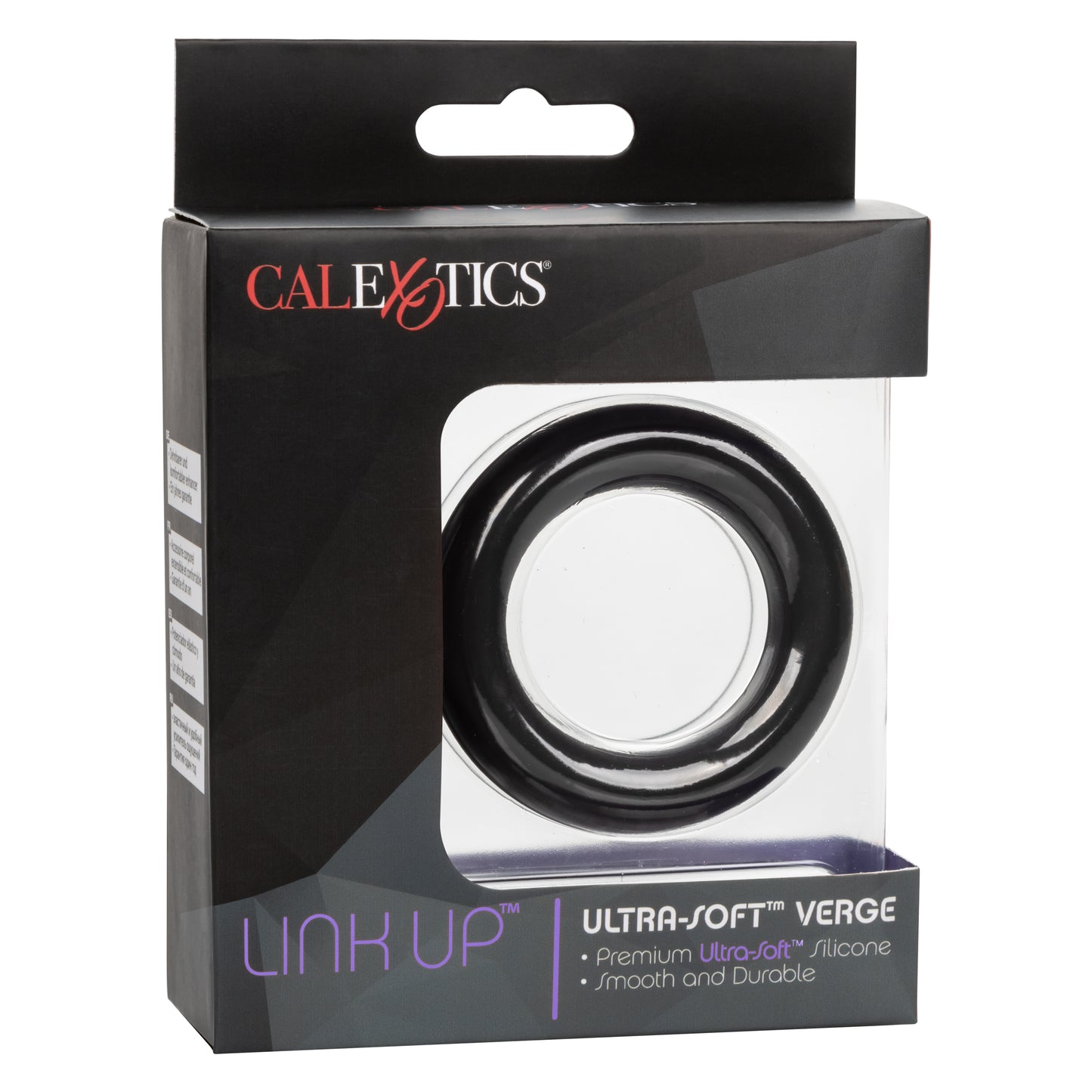 CalExotics Link Up Ultra-Soft Verge Cock Ring – Black