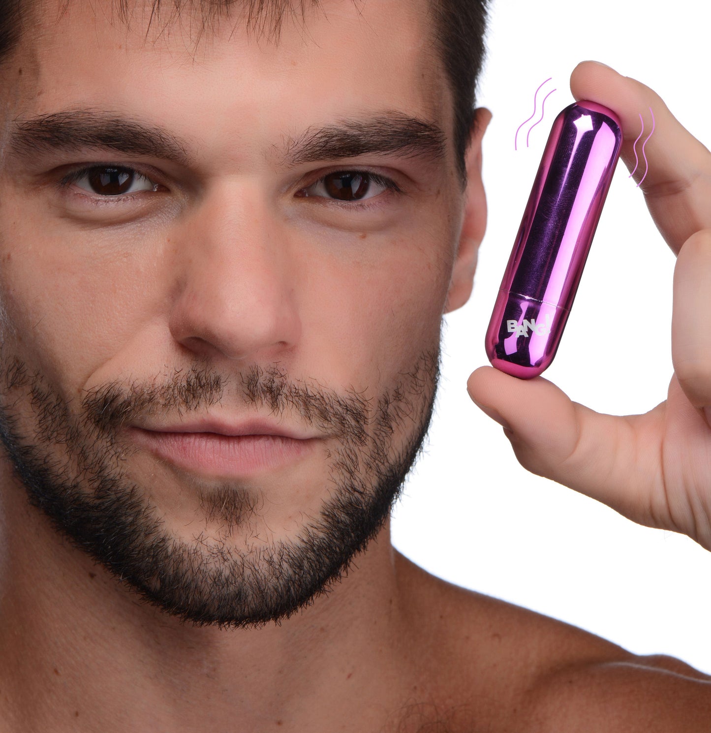 XR Brands 10x Rechargeable Vibrating Metallic Bullet - Purple - 10 Vibration Patterns