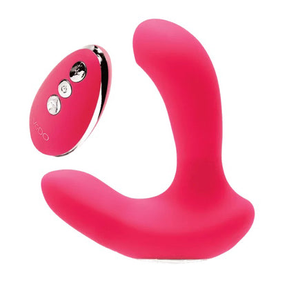 INME Rechargeable Dual Vibrator with Remote - Pink