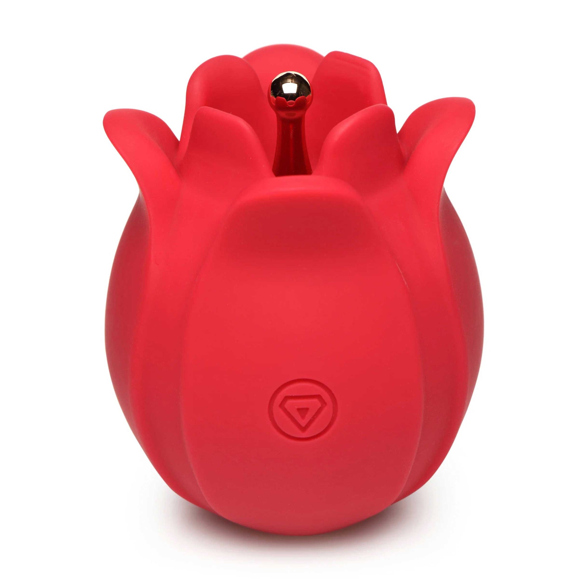 Orchids Wild Vibrating Pinpoint Rose Tickler – Red with 3 Speeds and 7 Patterns
