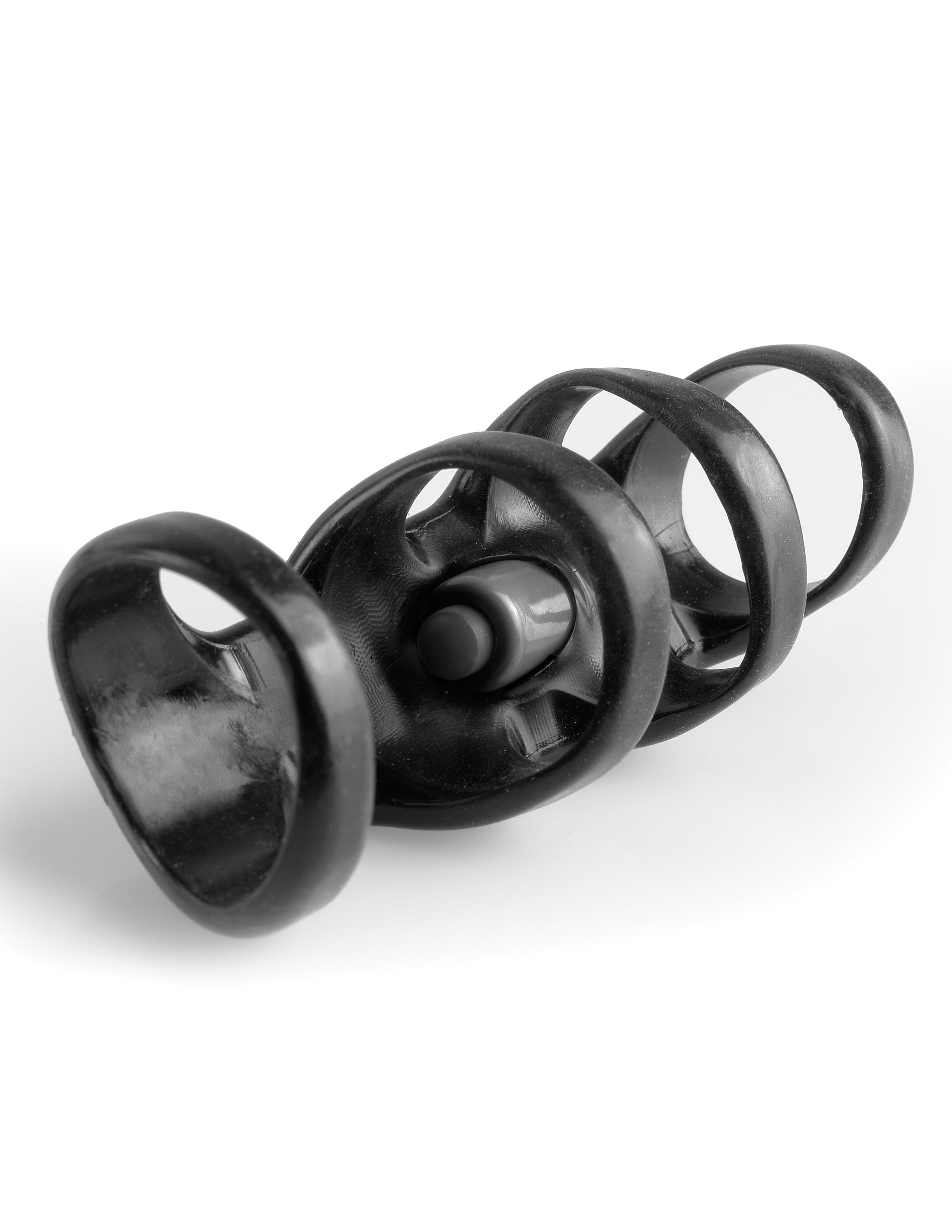 Fantasy X-Tensions Vibrating Power Cage – Black