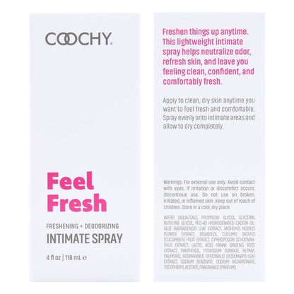 Coochy Intimate Feminine Spray 4oz – Peony Fragrance