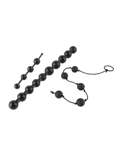 Pipedream Anal Fantasy Collection Beginners Bead Kit – Black