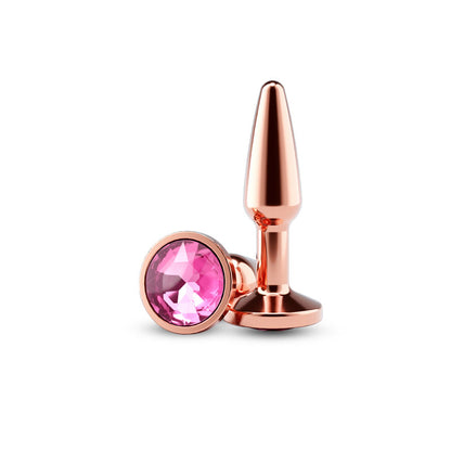 nsnovelties Rear Assets Tapered Small Anal Toy - Rose Gold Pink