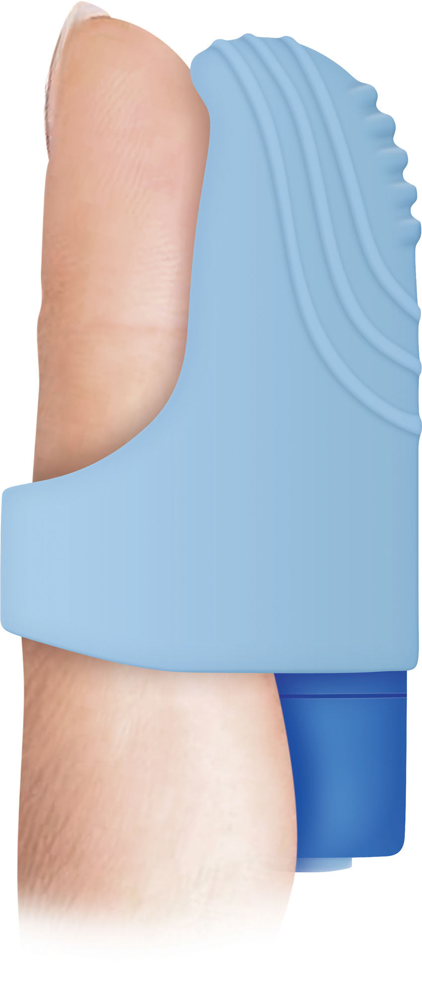 Evolved Novelties Fingerlicious Vibrating Ring - Blue