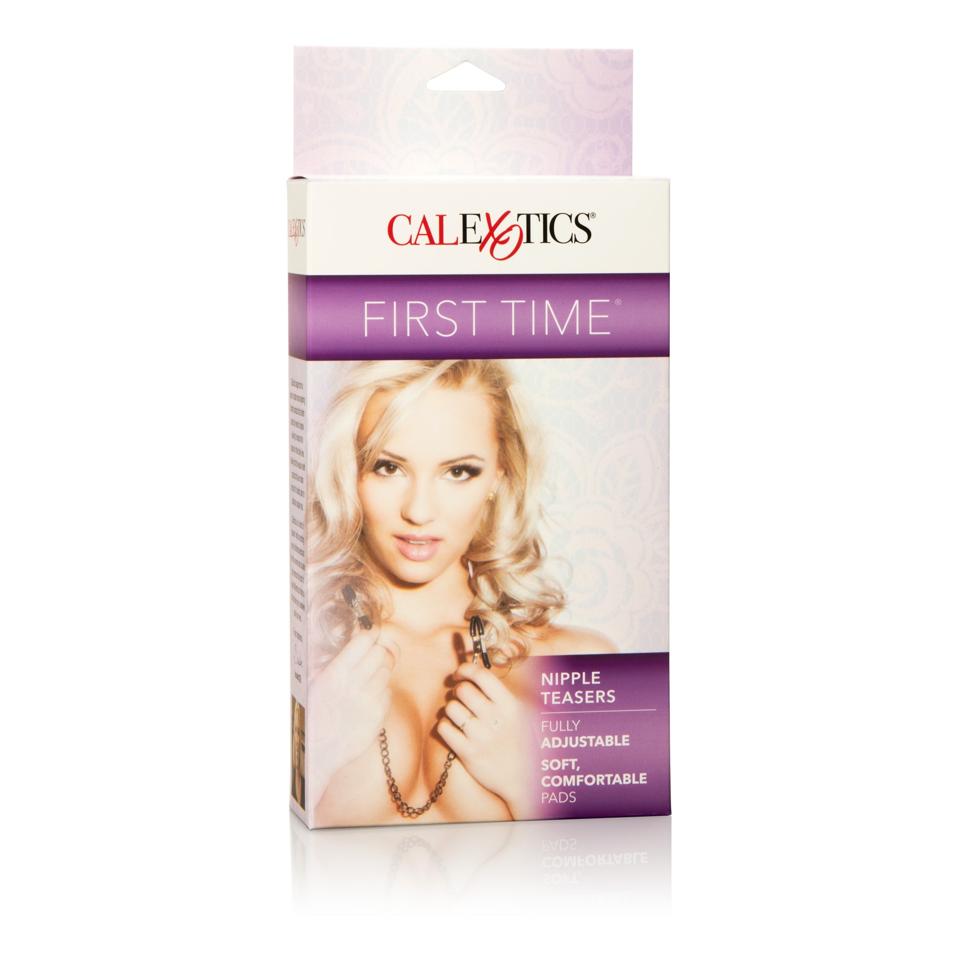 CalExotics First Time Fetish Nipple Teasers – Fully Adjustable Clamps – Silver