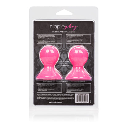 CalExotics Nipple Play Silicone Pro Nipple Suckers – Pink