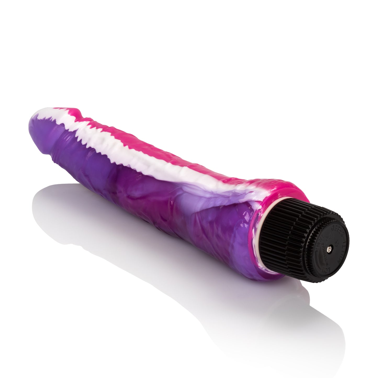 CalExotics Funky Jelly Vibe 7.5 Inch Multi-Speed Vibrator - Pink/Purple