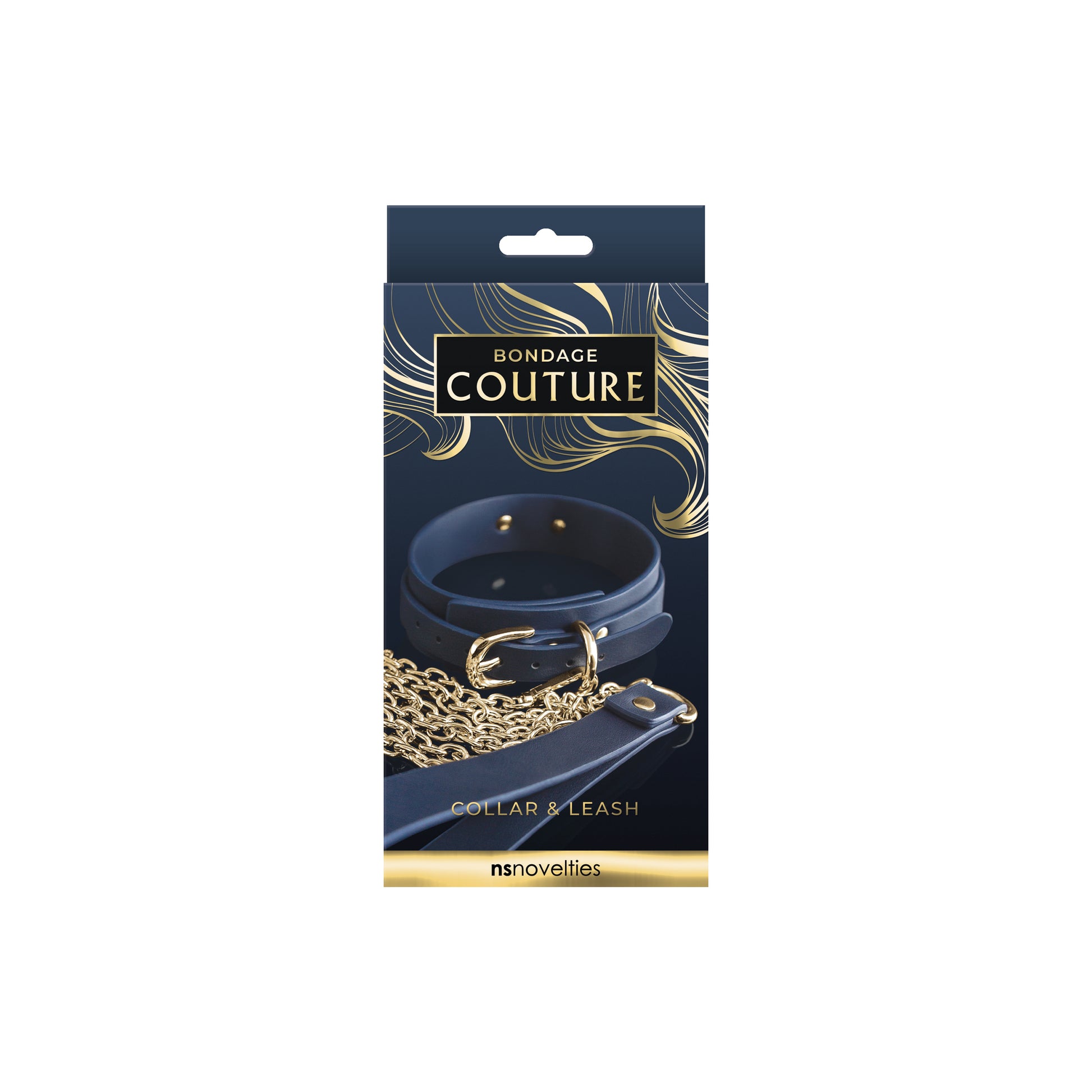 Bondage Couture Collar and Leash Set – Blue