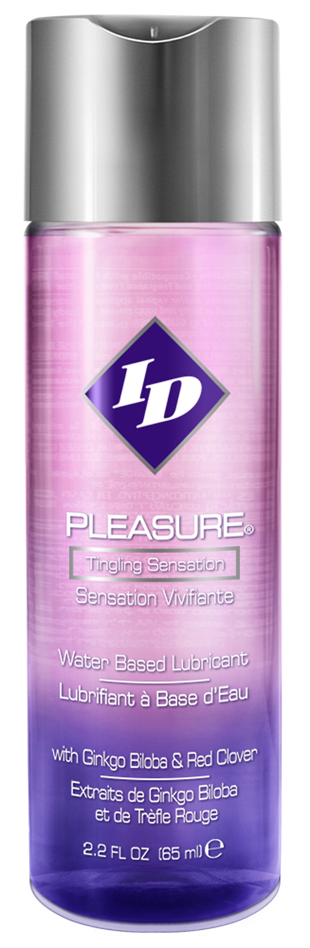 I.D. Lubricants ID Pleasure Water-Based Lubricant with Stimulation 2.2 Fl Oz